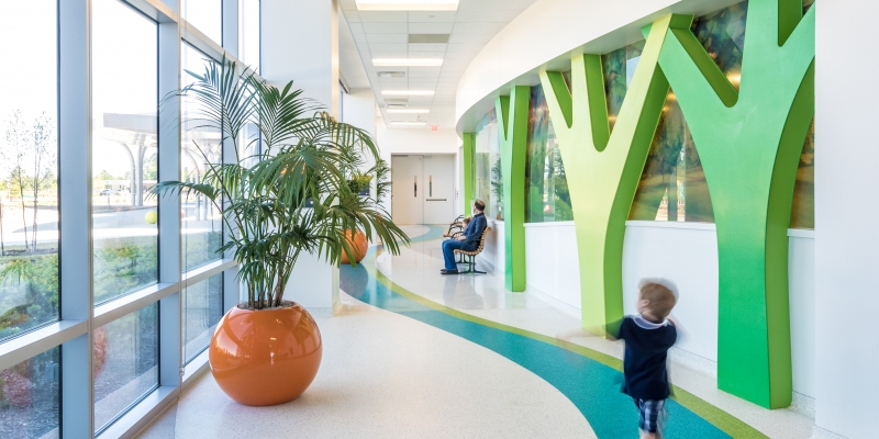Durat Trees in Texas Children's Hospital, Colors 800 and 810