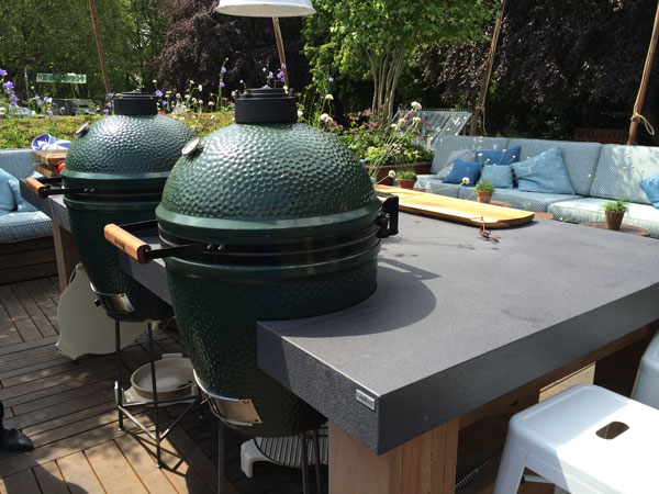 lapitec-outdoor kitchen-man cave-big green egg