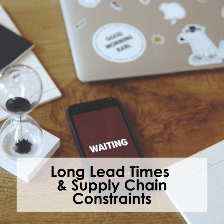 lead times and supply constraints in building materials