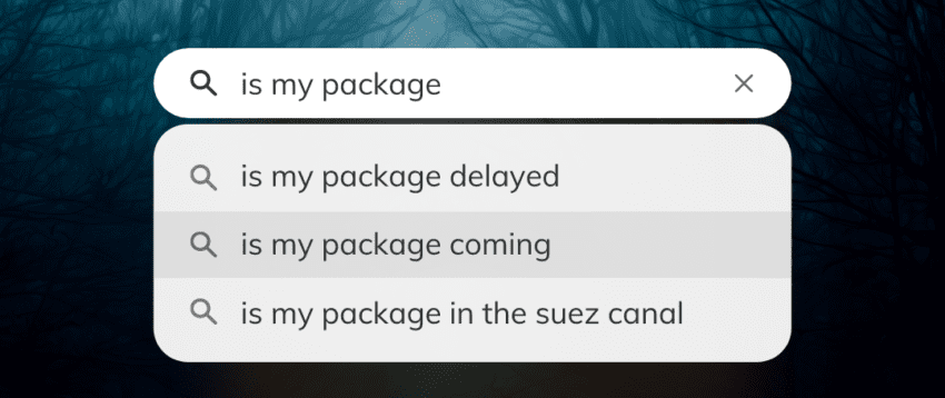 supply chain has packages delayed