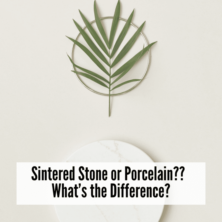 Sintered Stone or Porcelain? What’s the Difference?
